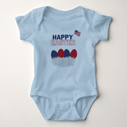 Happy Easter USA Romper (Voorkant)