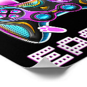 Happy Easter Video Game Controller Funny Gamer Boy Poster (Hoek)