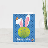🐰 Happy Easter voor Pickleballer, schattig Kaart (Voorkant)