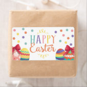 Happy Easter Water Bottle Wraps, Pasen Sticker (Insitu)