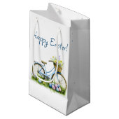 Happy Easter Watercolor Gift Bag Klein Cadeauzakje (Voorkant Gekanteld)