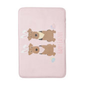 Happy Easter Welsh Terriers Dogs Bunny Ears Badmat (Voorkant Verticaal)