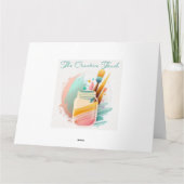 Happy Easter wenst pastelafbeelding Kaart (Achterkant)