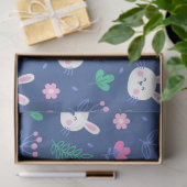 Happy Easter White Love Rabbit Tissuepapier (Geschenk)