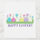 Happy Easter Wijn Etiket (Enkel label)