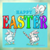 Happy Easter Window Cling Raamsticker (Vel 3)