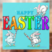 Happy Easter Window Cling Raamsticker (Vel 2)