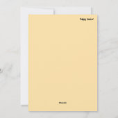 Happy Easter with Easter eggs Feestdagenkaart (Achterkant)