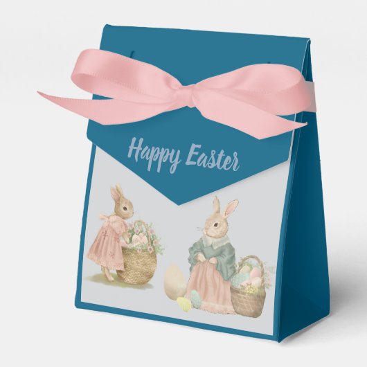 Happy Easter with Peter Rabbit Favor Box Bedankdoosjes (Voorkant Zijde)