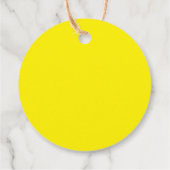 Happy Easter yellow daisy aangepaste script vrolij Bedankjes Labels (Achterkant)