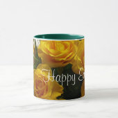Happy Easter Yellow Rose Mok - (Midden)