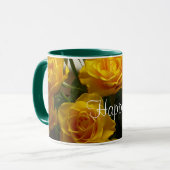 Happy Easter Yellow Rose Mok - (Voorkant links)