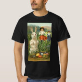 Happy Eastertide Paasbunny en kinderen T-shirt (Voorkant)