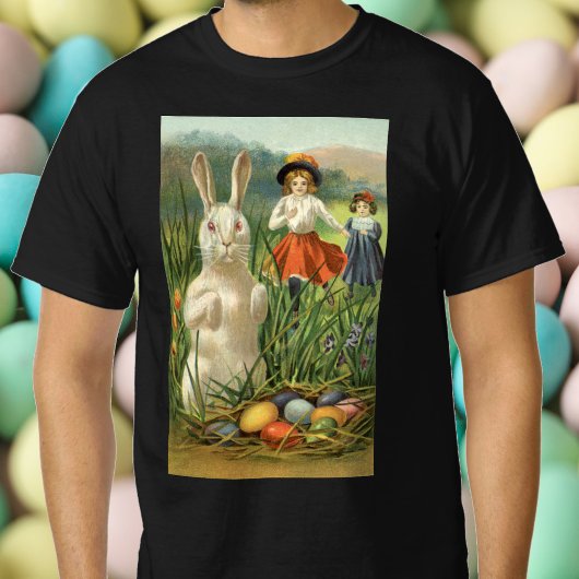 Happy Eastertide Paasbunny en kinderen T-shirt