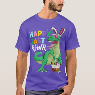 Happy Eastrawr Dinosaur Bunny, Kinder jongens in h T-shirt