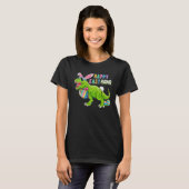 Happy Eastrawr Rex Dinosaur Easter Bunny Egg Costu T-shirt (Voorkant volledig)