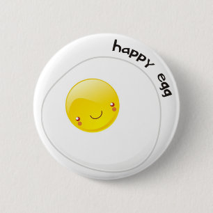Happy Egg Buttom Ronde Button 5,7 Cm