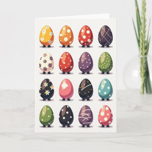 Happy Egg Friends Wenskaart Kaart