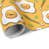 Happy Eggs Ontbijt Cadeaupapier (Rol Hoek)