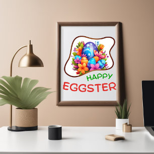 Happy Eggster - Baby Rabbit Perfect Poster