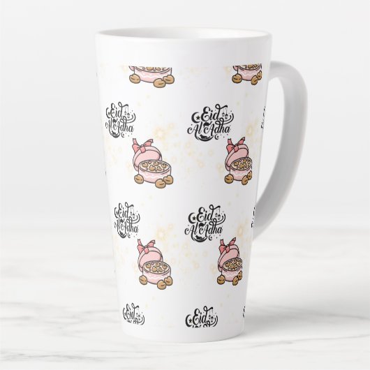 Happy Eid Adha Mubarak 2022. Latte Mok (Rechterhoek)