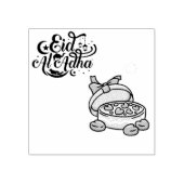 Happy Eid Adha Mubarak 2022. Rubberstempel (Afrduk)