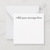 Happy Eid Notitiekaartje (Achterkant)