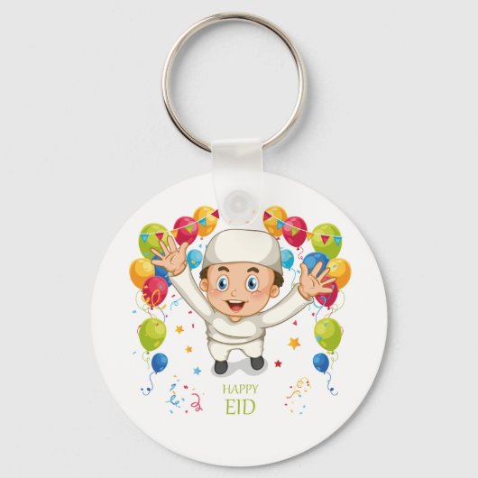 Happy Eid Sleutelhanger (Voorkant)