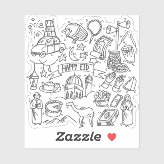 Happy Eid Sticker (Vel)