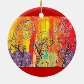 Happy Elephant Parade Ornament (Achterkant)