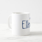 Happy Elephant (Personalize) Koffiemok (Voorkant links)