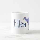 Happy Elephant (Personalize) Koffiemok (Center)