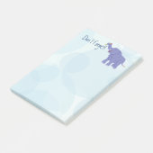 Happy Elephant Post-it® Notes (Schuin)