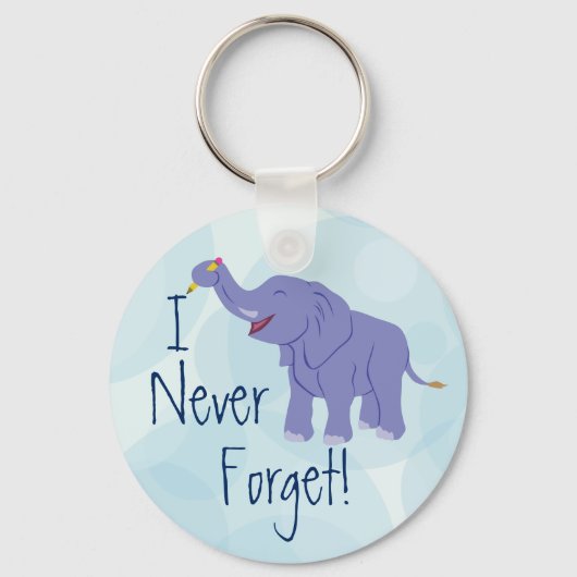 Happy Elephant Sleutelhanger (Voorkant)