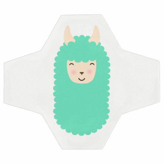 Happy Emoji Llama Soccer Ball (Plat)