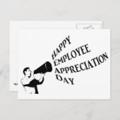 Happy Employee Appreciation Day Briefkaart (Voorkant / Achterkant)