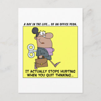 Happy Employees stoppen met denken Briefkaart