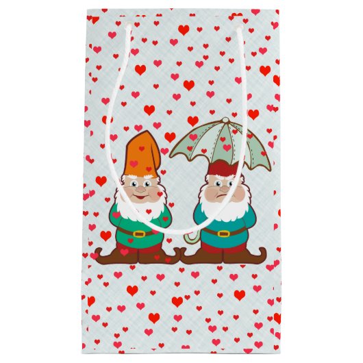 Happy en Grumpy Gnomes Klein Cadeauzakje (Voorkant)