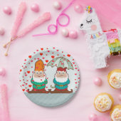 Happy en Grumpy Gnomes Papieren Bordje (Feest)