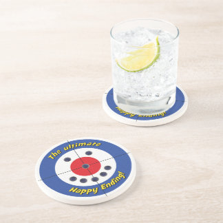 Happy Ending Zandsteen Coaster - (Blauw) Onderzetter