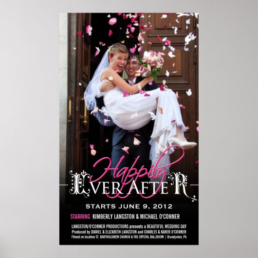Happy Ever After - Poster Mariage Movie (Devant)
