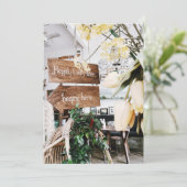 Happy Ever After Wedding Wenskaart Kaart (Staand voorkant)