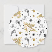 Happy Everything Gold Winter Foliage Carte photo (Dos)