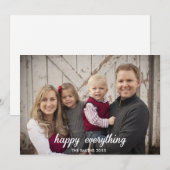 Happy Everything Holiday Carte photo 2013 (Devant / Derrière)