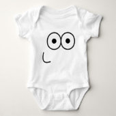 Happy Eyes and Mouth - Baby Bodysuit (Voorkant)