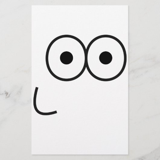 Happy Eyes and Mouth - Paper Briefpapier (Voorkant)
