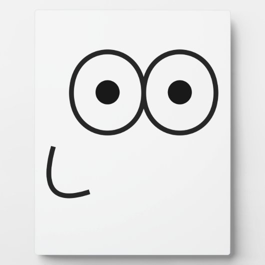 Happy Eyes and Mouth - Plaque Fotoplaat (Voorkant)