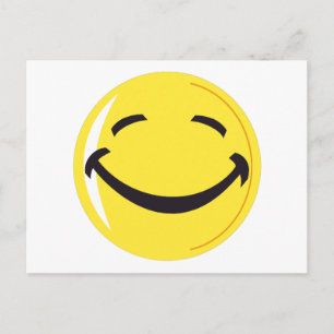 happy face-briefkaart briefkaart