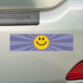 Happy Face Bumpersticker (Op auto)
