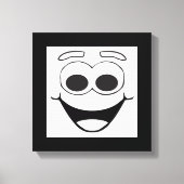 HAPPY FACE CANVAS AFDRUK (Voorkant)